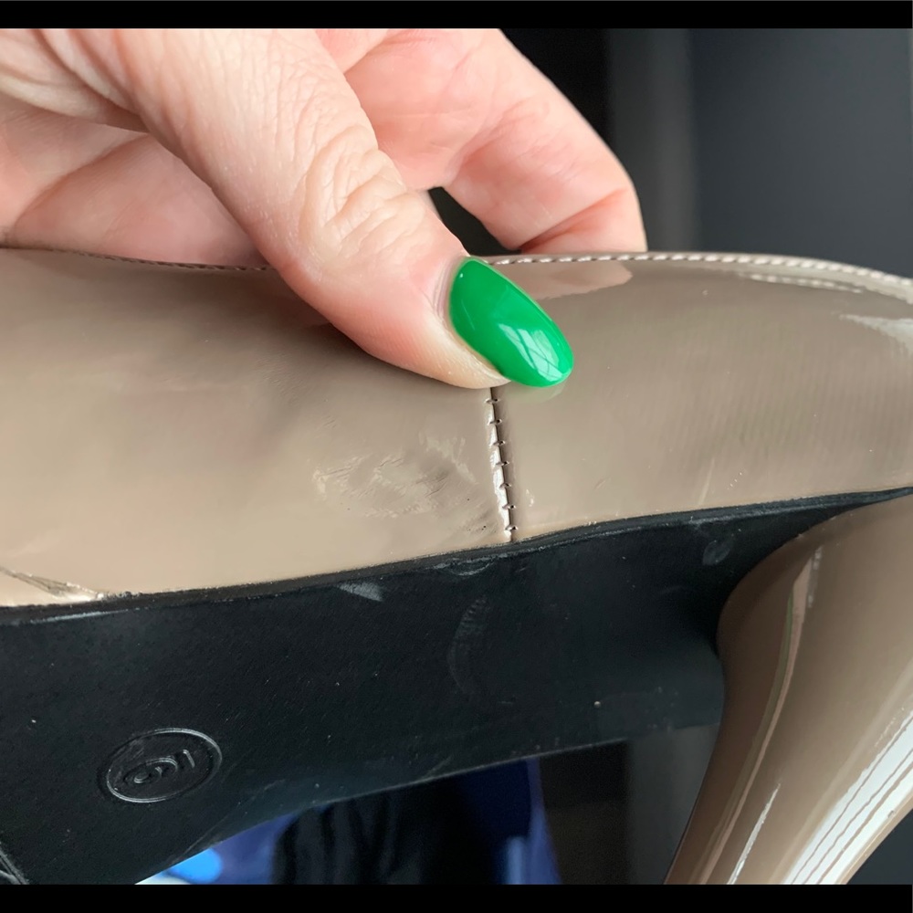 Worn once to a wedding! Nude platform heels! - Picture 5 of 7